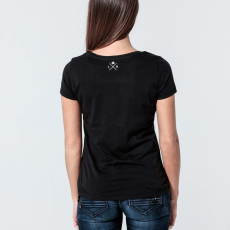 T-shirt SYDNEY '00 - FLEUR DE LYS NÉGATIF - BLACK