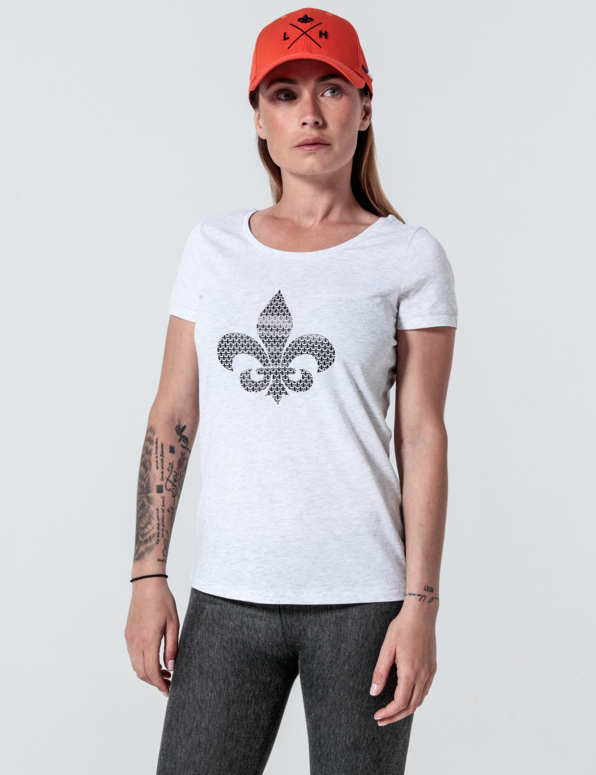 T-shirt SYDNEY '00 - FLEUR DE LYS NÉGATIF - WHITE ASH