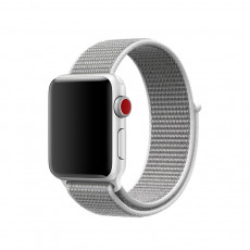 Bracelet en nylon beige/navy pour Apple Watch 42mm