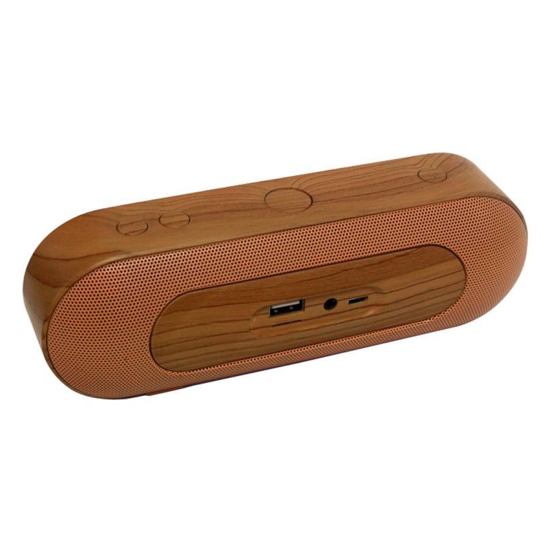 Enceinte portable Bluetooth bois